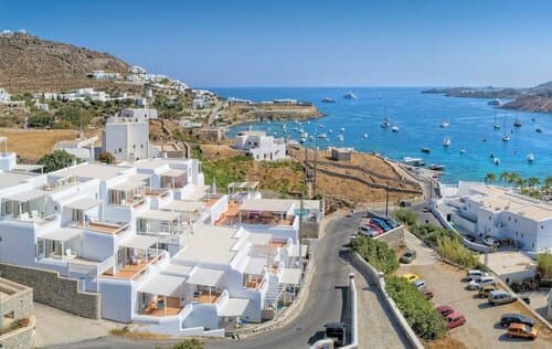 Внешний вид отеля Deliades Mykonos в Орносе