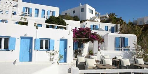 Внешний вид отеля Hotel Madalena в Миконосе