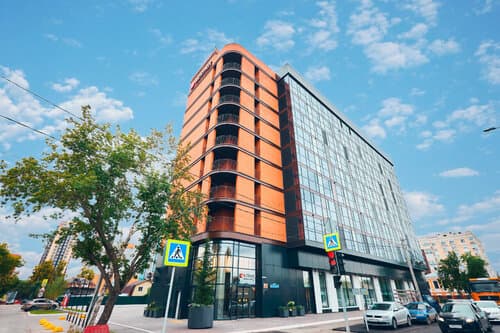 Внешний вид отеля Azimut Сити Отель Тюмень