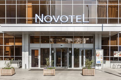 Внешний вид отеля Novotel в Екатеринбурге