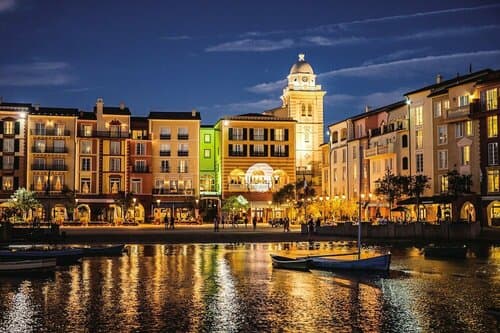 Внешний вид отеля Universal's Loews Portofino Bay Hotel в Орландо