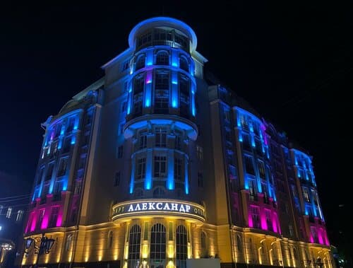 Внешний вид отеля Александр в Кисловодске
