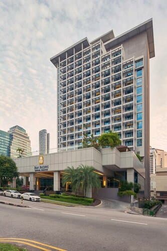 Внешний вид отеля Pan Pacific Orchard в Сингапуре