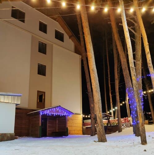 Внешний вид отеля Зима-Лето Терскол