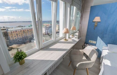 Внешний вид отеля Двина в Архангельской области