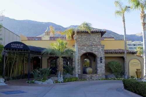 Внешний вид отеля Andreas Hotel & SPA в Палм-Спрингс