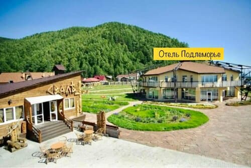 Внешний вид отеля Подлеморье в Листвянке
