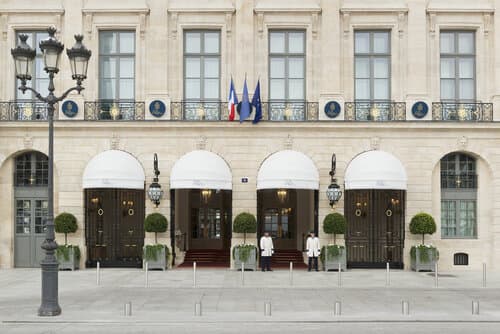 Внешний вид отеля Ritz Paris в Квартье Вандоме