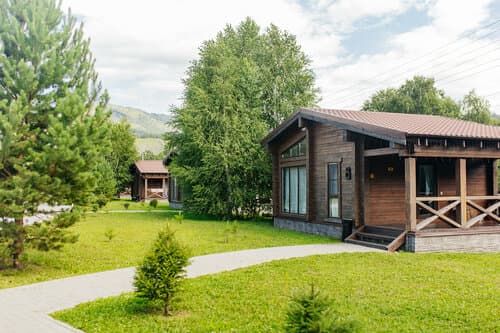 Внешний вид отеля Рублевское заречье в Республике Алтае