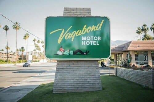 Внешний вид отеля Vagabond Motor Hotel в Палм-Спрингс