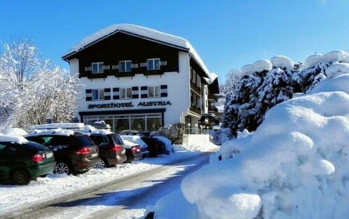Внешний вид отеля Sporthotel Austria в Санкт-Йоханне ве Тироле