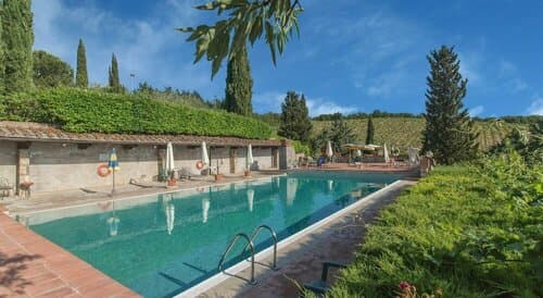 Внешний вид отеля Relais Santa Cristina в Радда-ин-Чанти