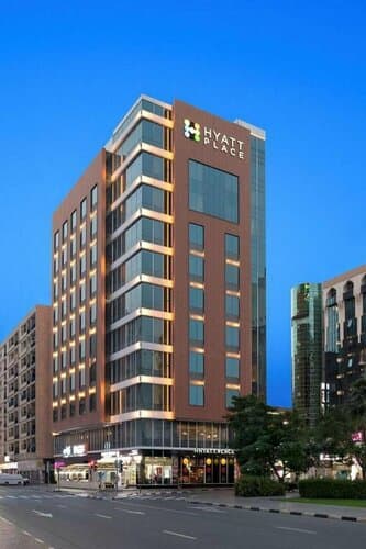 Внешний вид отеля Hyatt Place Dubai Baniyas Square в Дейре