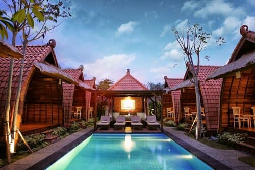 Внешний вид отеля Poedja Villa Jimbaran в Джимбаране