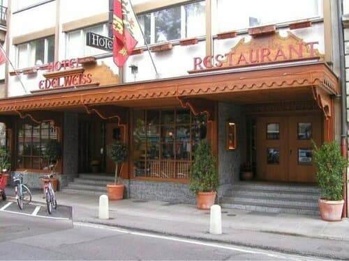 Внешний вид отеля Hotel Edelweiss в Женеве