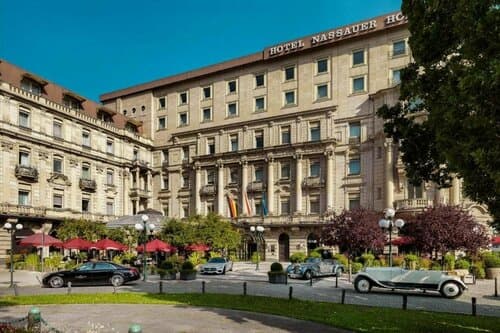 Внешний вид отеля Nassauer Hof в Висбадене