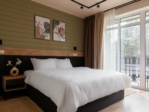 Внешний вид отеля Лесная Ривьера в Ленинградской области