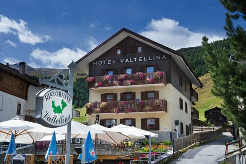Внешний вид отеля Hotel Valtellina в Ливиньо