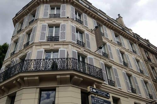 Внешний вид отеля Hotel Cluny Square в Квартале Сорбоннах