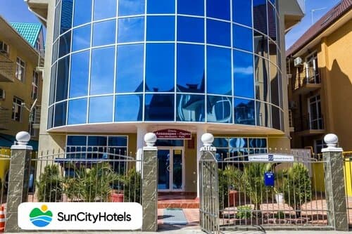 Внешний вид отеля Аквамарин-Парк в городском округе Сириусе