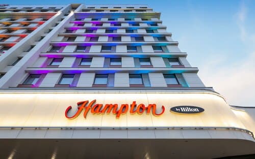 Внешний вид отеля Hampton by Hilton Moscow Rogozhsky Val в Таганском районе