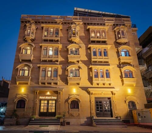 Внешний вид отеля Hotel Akashdeep в Джайсалмере