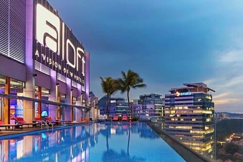 Внешний вид отеля Aloft Kuala Lumpur Sentral в Куала-Лумпуре