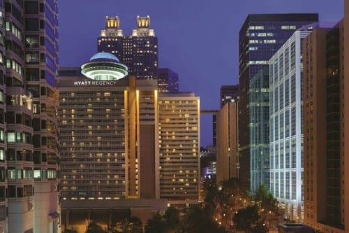 Внешний вид отеля Hyatt Regency Atlanta Downtown в Атланте