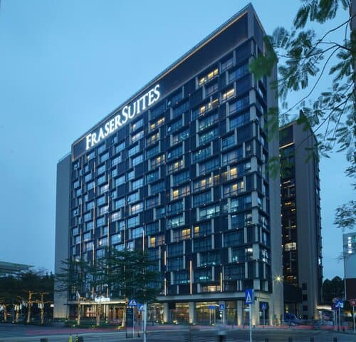 Внешний вид отеля Fraser Suites Shenzhen в Шэньчжэни