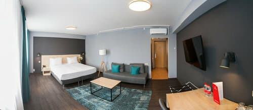 Внешний вид отеля Azimut Отель Новосибирск в Новосибирске