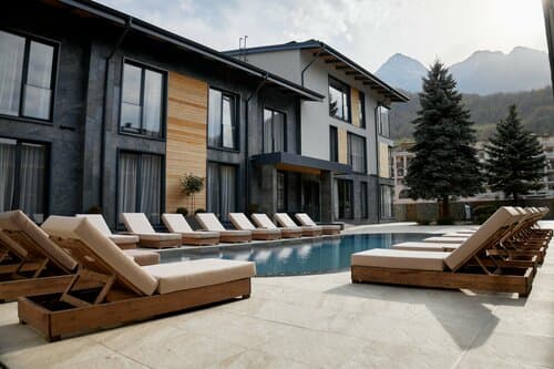 Внешний вид отеля Blanc Hill by Adamand Resort в городском округе Сочах