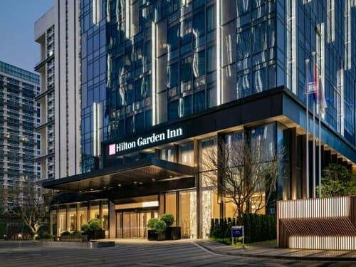 Внешний вид отеля Hilton Garden Inn Shenzhen World Exhibition & Convention Center