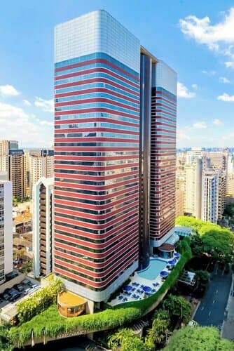 Внешний вид отеля Renaissance Sao Paulo в Сан-Паулу