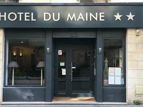 Внешний вид отеля Hôtel Du Maine в Квартале Плезансе