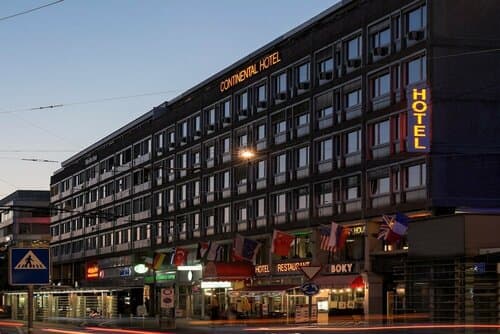 Внешний вид отеля Hotel Continental Lausanne в Лозанне