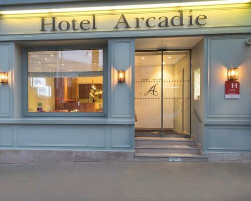 Внешний вид отеля Hotel Arcadie Montparnasse в Квартире дю Монпарнасе