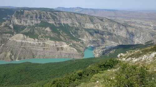 Внешний вид отеля Дубки Сулакский Каньон