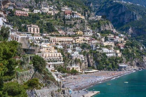 Внешний вид отеля Albergo California в Позитано