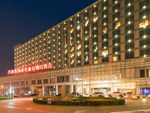 Внешний вид отеля Crowne Plaza Tianjin Binhai, an Ihg Hotel