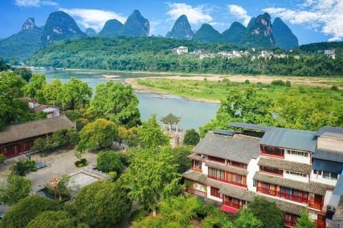 Внешний вид отеля Yangshuo Riverview Hotel
