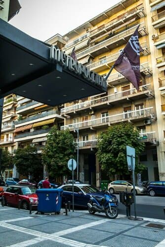 Внешний вид отеля Metropolitan Hotel в Салониках (город)