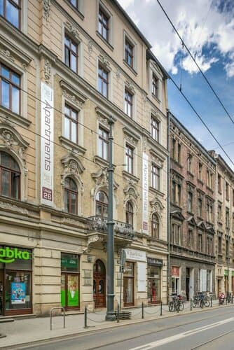 Внешний вид отеля Aparthotel Pergamin в Кракове