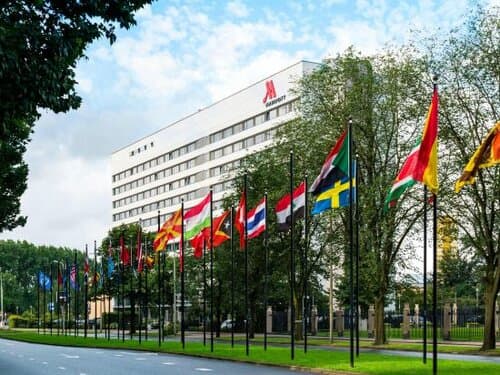 Внешний вид отеля The Hague Marriott Hotel  в Гааге