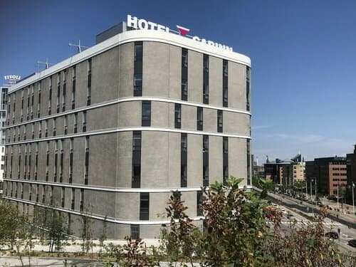 Внешний вид отеля Cabinn Copenhagen в Копенгагене