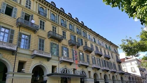 Внешний вид отеля Hotel Roma E Rocca Cavour в Турине