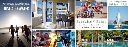 Внешний вид отеля Paradise Point в Сан-Диего