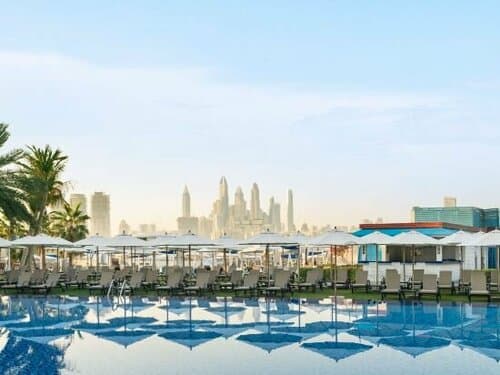 Внешний вид отеля Rixos The Palm Dubai Hotel & Suites в Пальме Джумейре