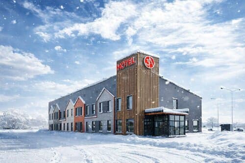 Внешний вид отеля 3а Шахты М4