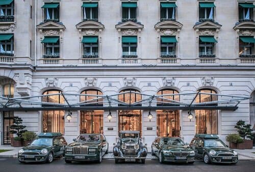 Внешний вид отеля The Peninsula Paris в Иль-де-Франсе