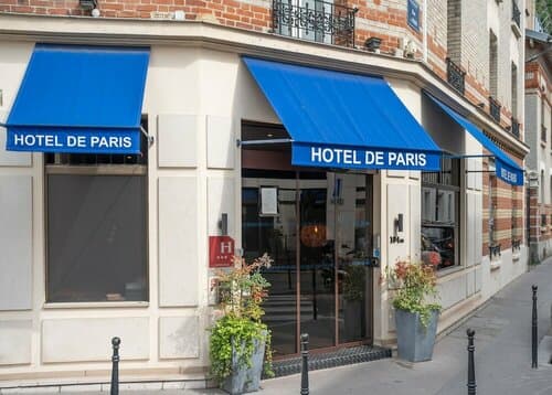 Внешний вид отеля Hôtel de Paris в Булонь-Бийанкуре